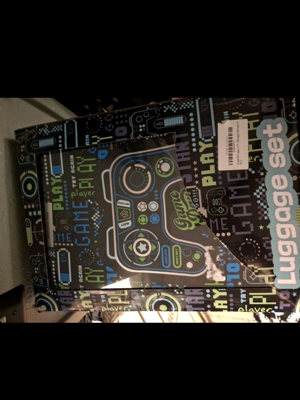Inprof Kids 16' Gamer Luggage Set